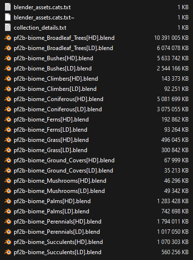 Blend files