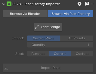 Browse via PlantFactory