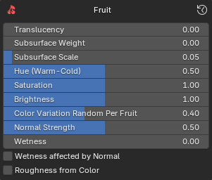 Material Settings