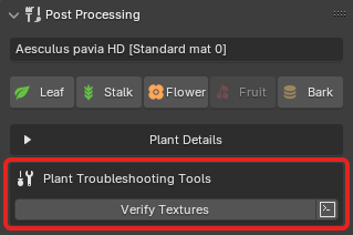 Troubleshoot - Locate materials inside PlantFactory