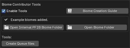 Biome Contributor Tools
