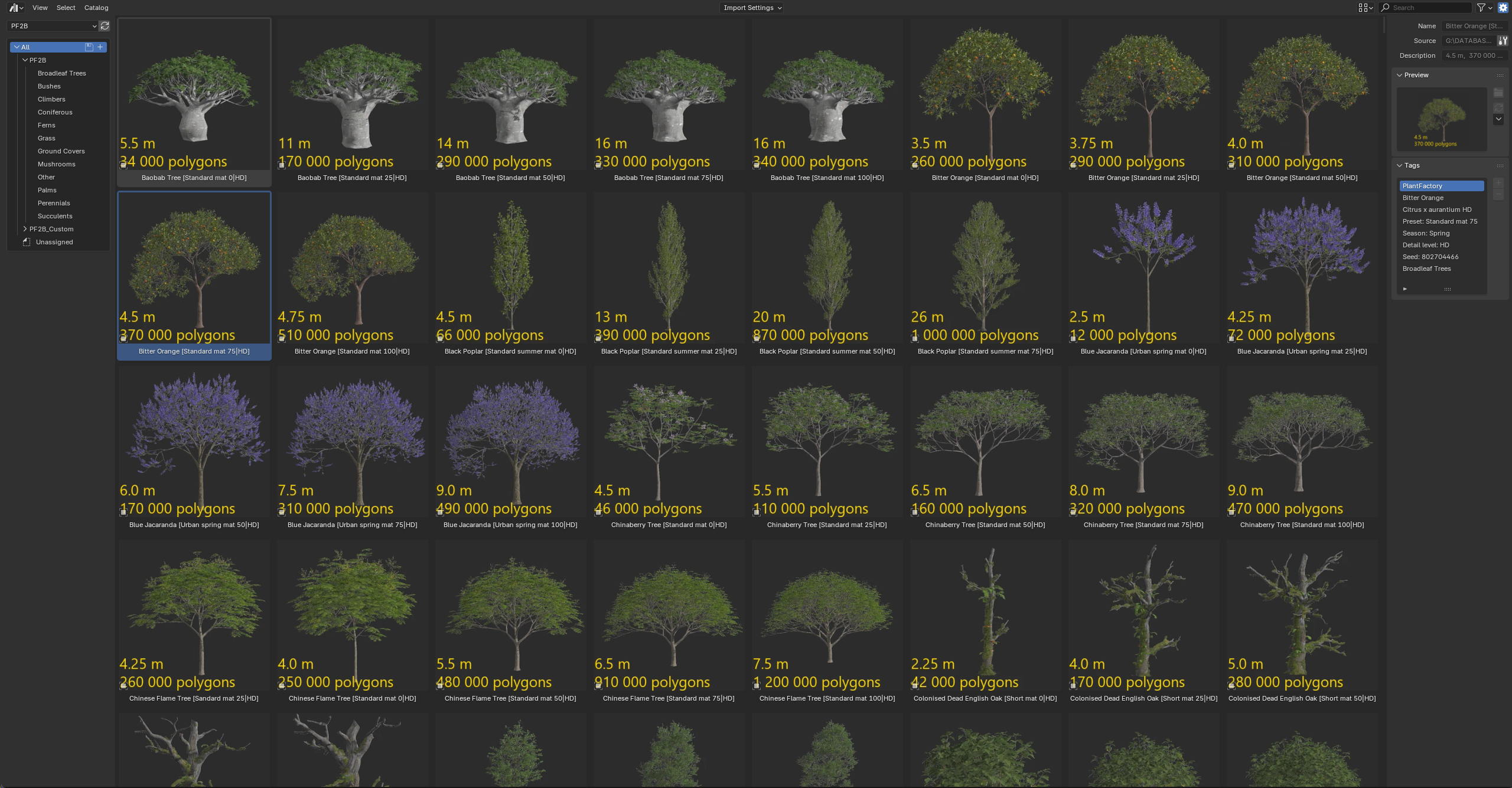 Blender Asset Browser